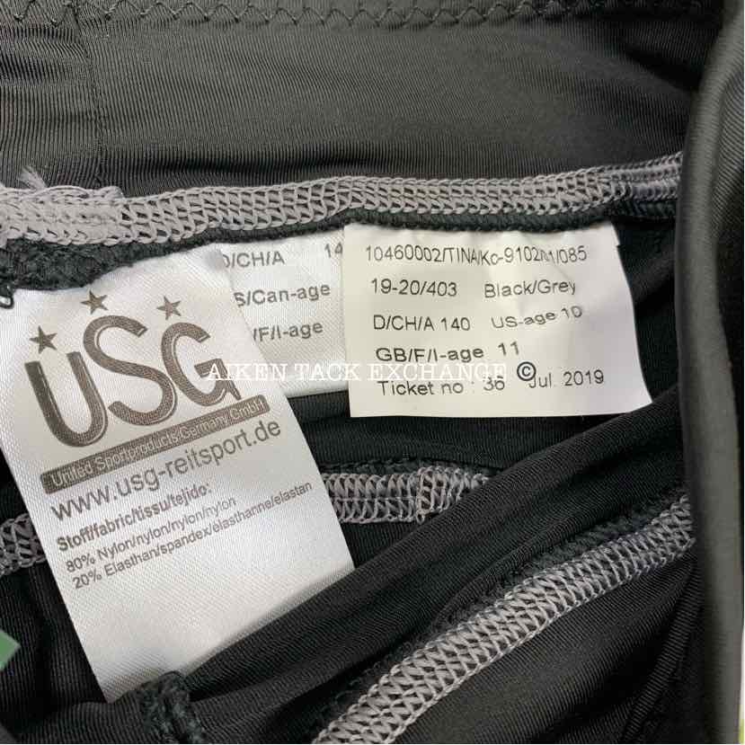 KL Select USG "Tina" Silicone Grip Full Seat Tights, Size 10