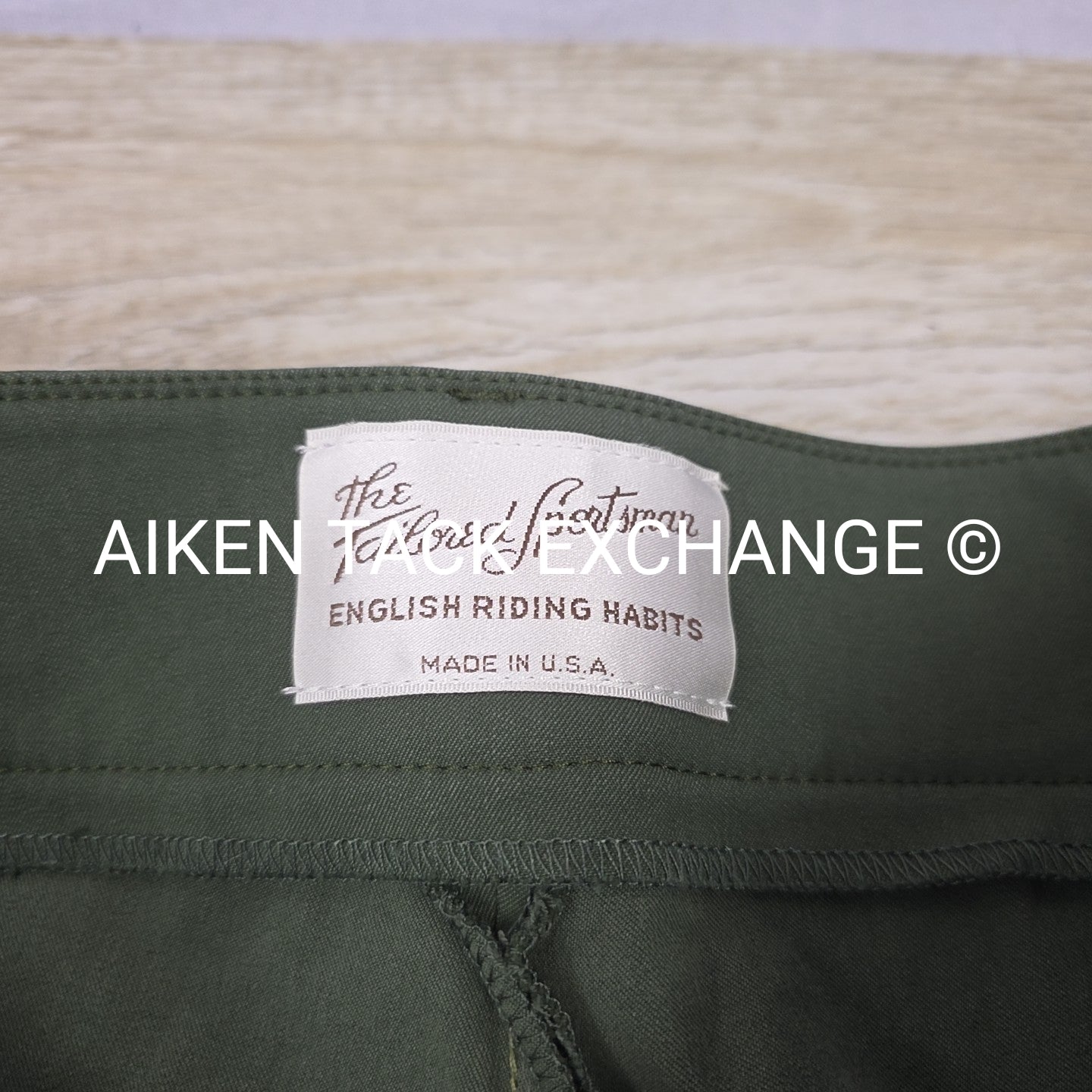 Tailored Sportsman Trophy Hunter Knee Patch Breeches in Hunter Green, Women's 32