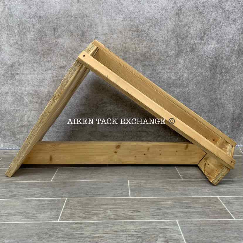 Wooden Wall-Mount Western Saddle Rack