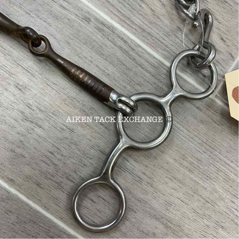 Sweet Iron Single Joint Jr. Cow Horse Bit 5"