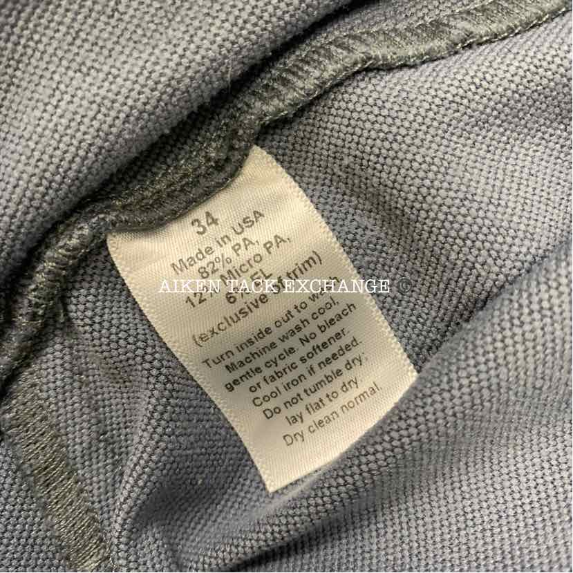 Callidae Knee Patch Breeches, Size 34