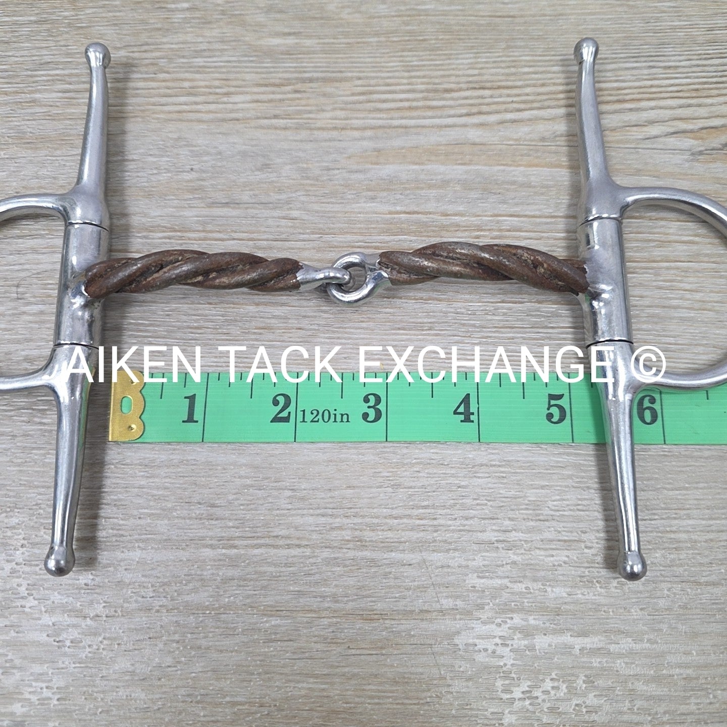 Myler Single Joint Copper Twisted Wire Full Cheek Bit 5"