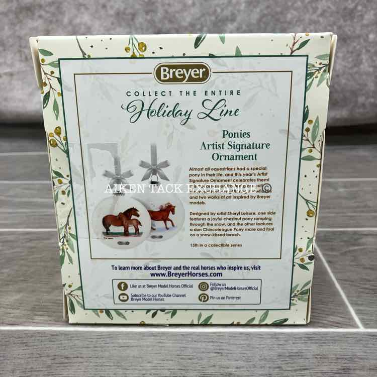 Breyer Artist Signature Glass Ornament