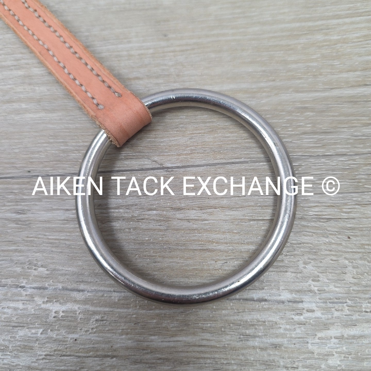 Straight Leather Loose Ring Bit 5"