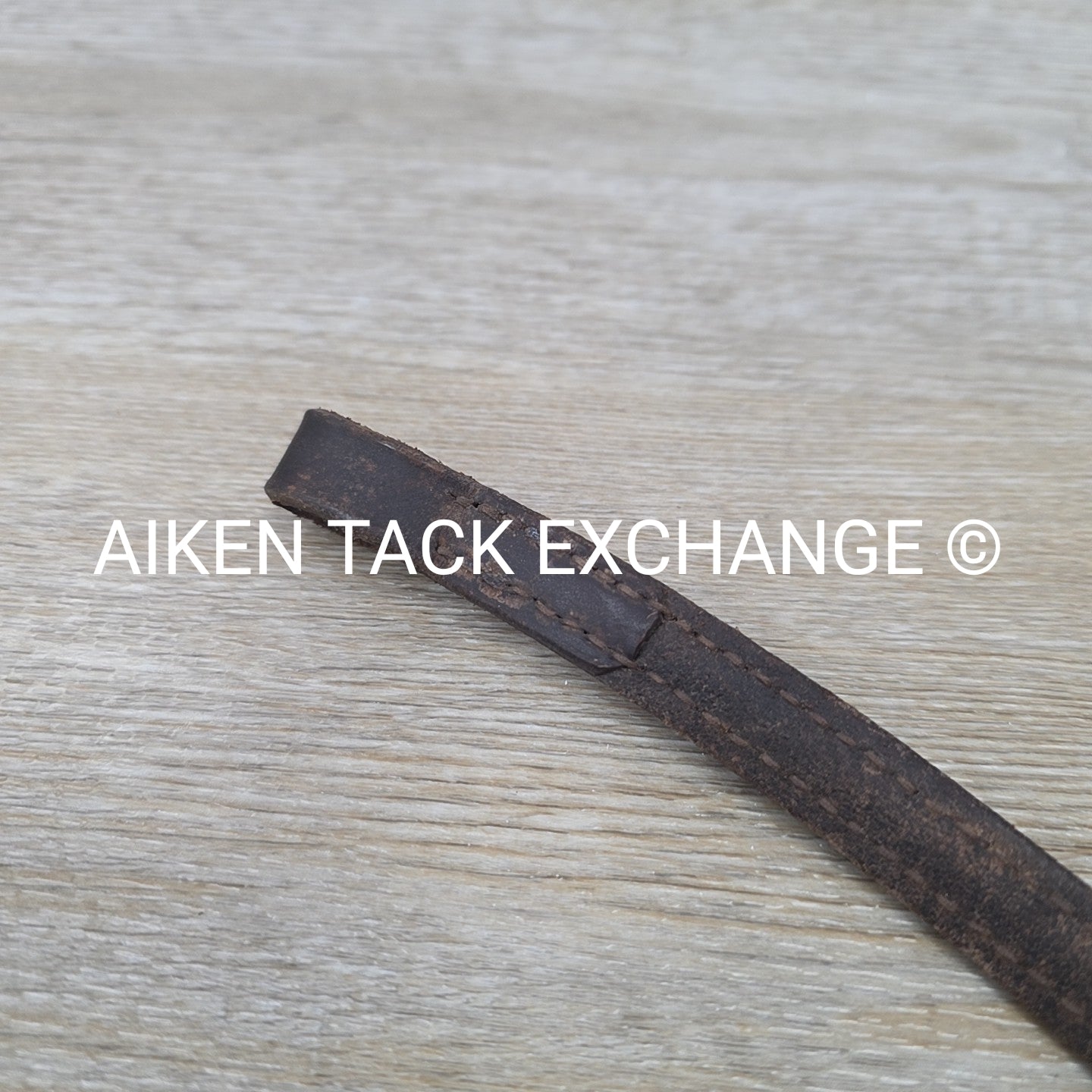 Courbette Plain Raised Browband, Brown, 15"