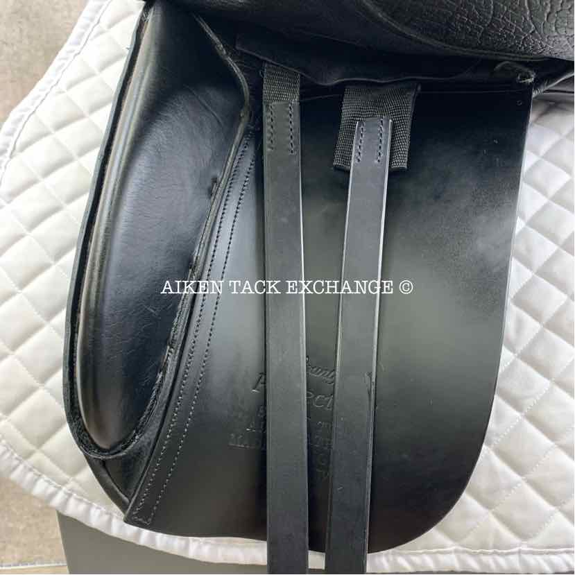 2006 County Perfection Dressage Saddle, 17.5" Seat, Medium Tree, Wool Flocked Panels