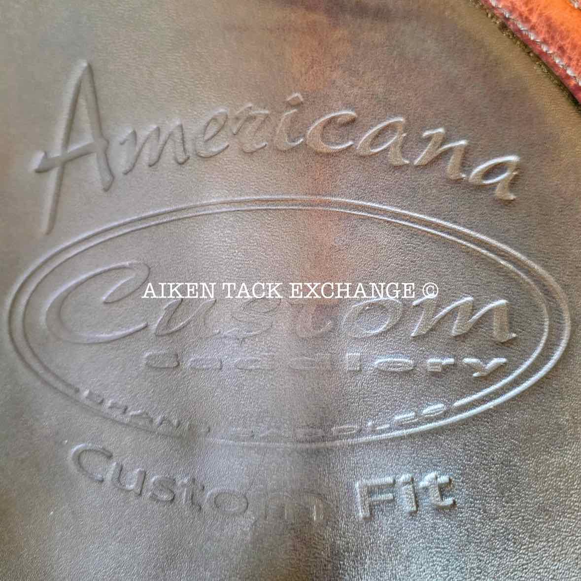 2013 Custom Saddlery Americana All Purpose Saddle, 18" Seat, Adjustable Tree, Wool Flocked Panels