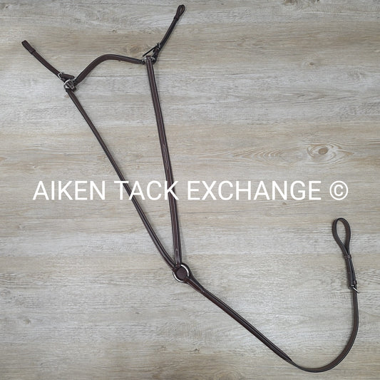 KL Select Red Barn Raised Fancy Stitch Padded Breastplate, Full