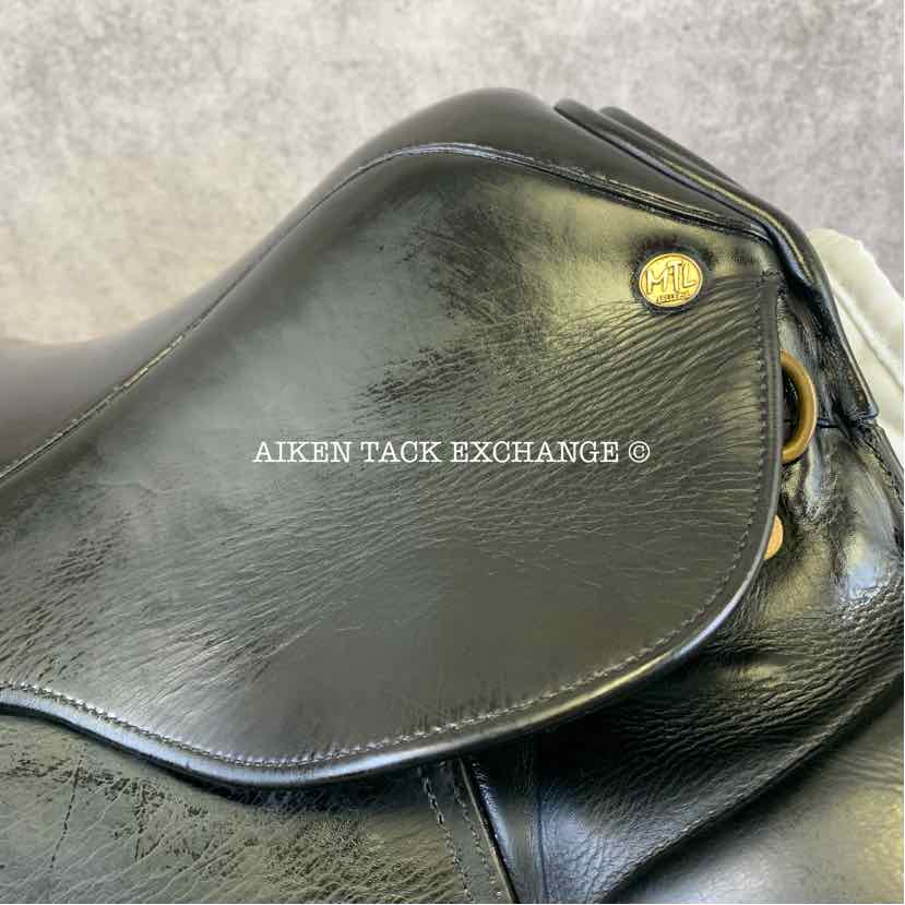 **SOLD** Marcel Toulouse Aachen Dressage Saddle, 17.5" Seat, Medium Tree, Wool Flocked Panels