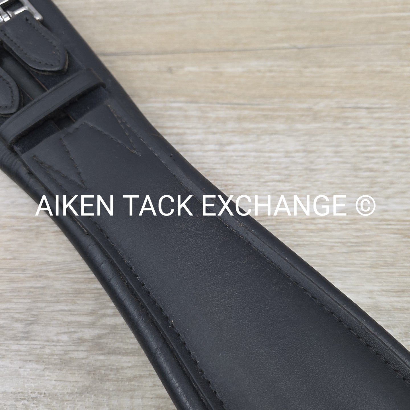 Trilogy Padded Leather Contour Girth, Black, 26"