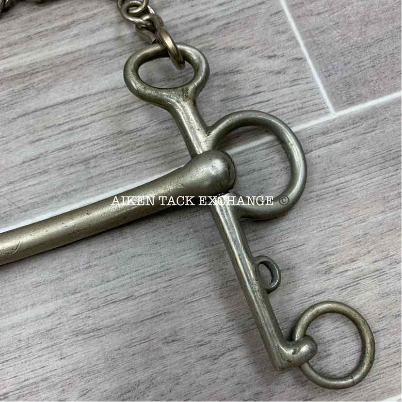 Star Steel Silver Mullen Mouth Polo Pelham Bit 5"