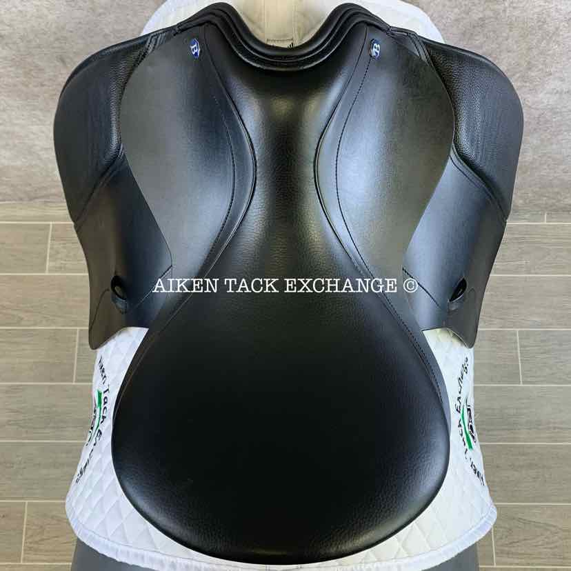 Barnsby Dressage Saddle, 17" Seat, Medium Tree, Wool Flocked Panels