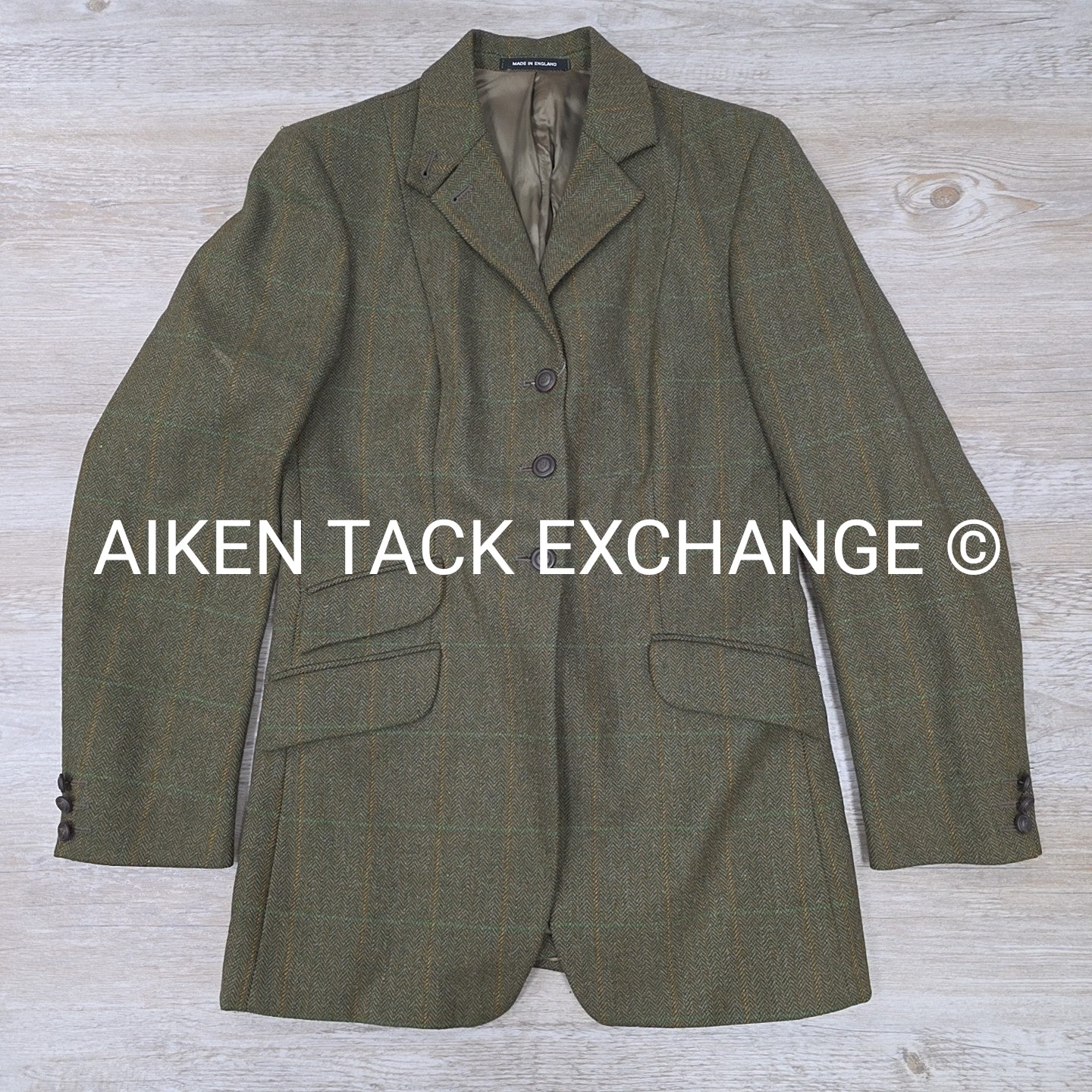 Horse Country Tweed Coat for Fox Hunting, Size 38 L