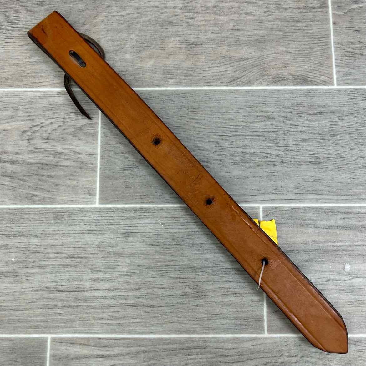 Tory Leather Single Ply Off Billet