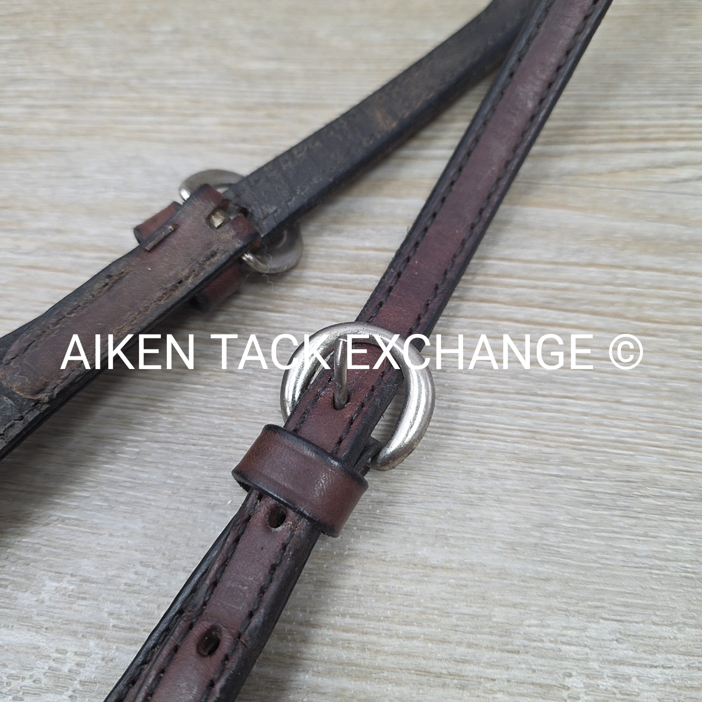 Tory Leather One Ear Headstall, No Reins, Brown, Size Full