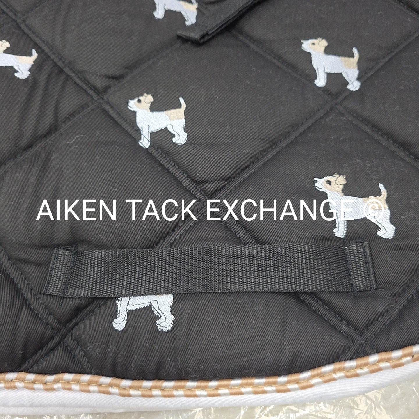 Lettia Jack Russell Embroidered All Purpose Saddle Pad