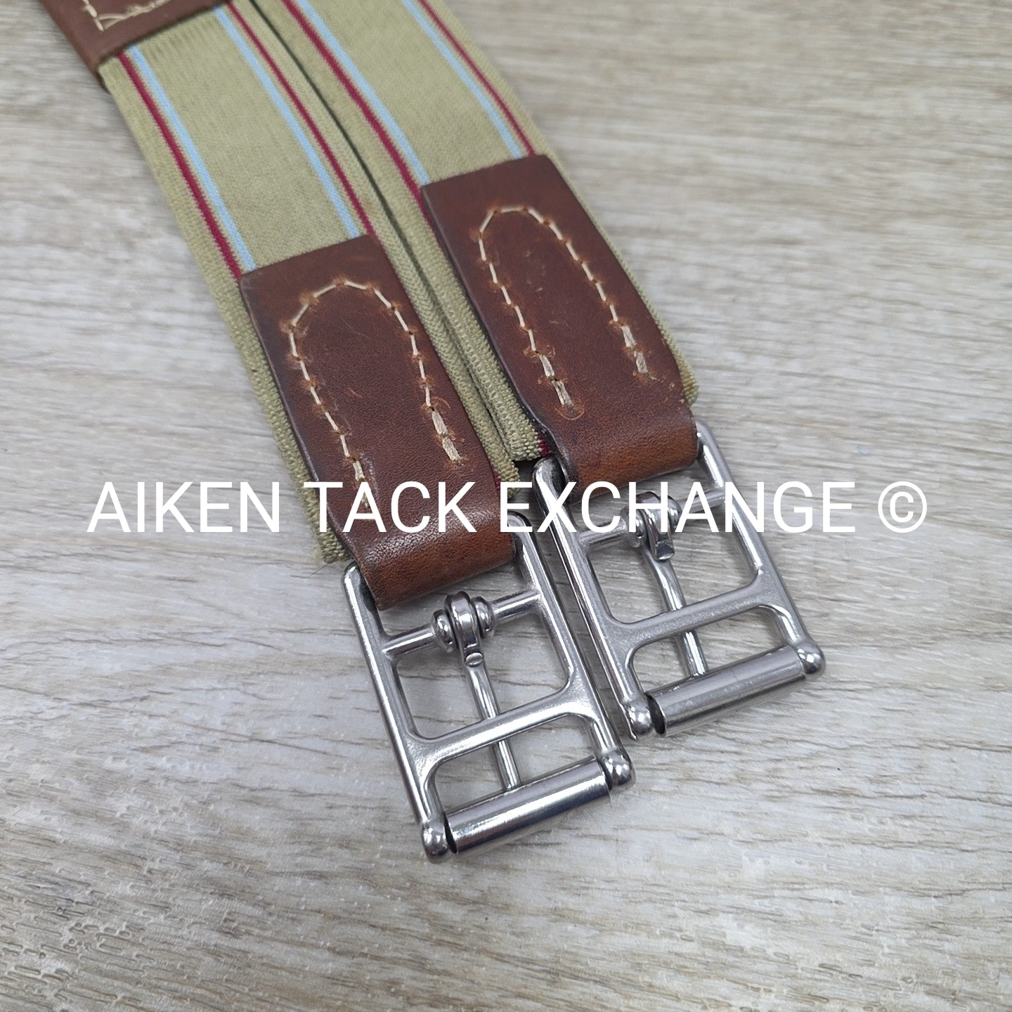 M. Toulouse Contour Shaped Padded Leather Girth, Brown, 56"