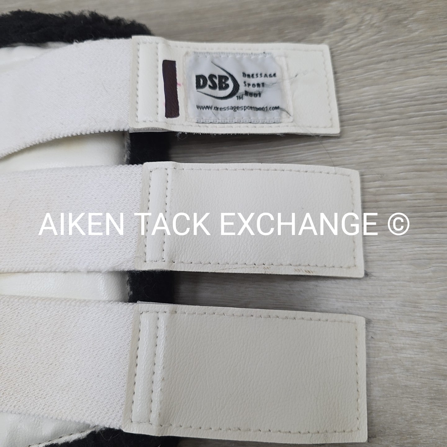 DSB Dressage Sport Boots Original, White/Black, Size Large