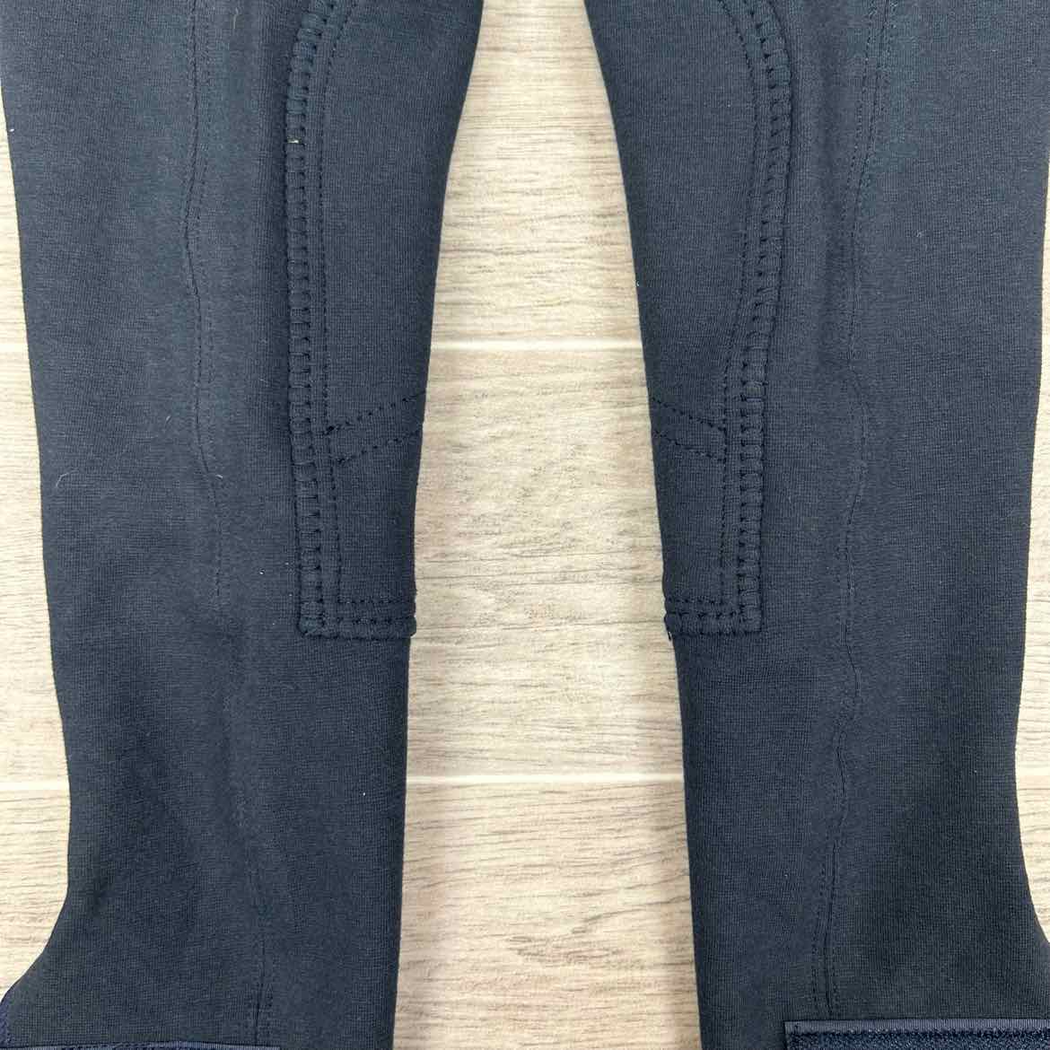 Royal Highness Children's Knee Patch Breeches, Black, Size 8, Brand New