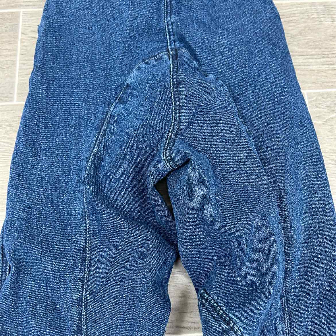 Equetech Women's Denim Knee Patch Riding Jean Breeches, Size 24 R, Brand New