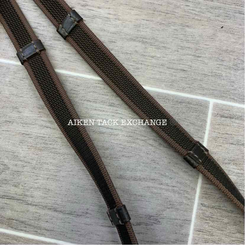 Rubber Grip Continental Reins, Size Full 55"