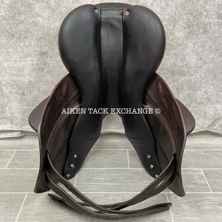 2014 CWD SE09 Monoflap Jump Saddle, 17.5" Seat, 2AA Flap, Medium Tree, Foam Panels