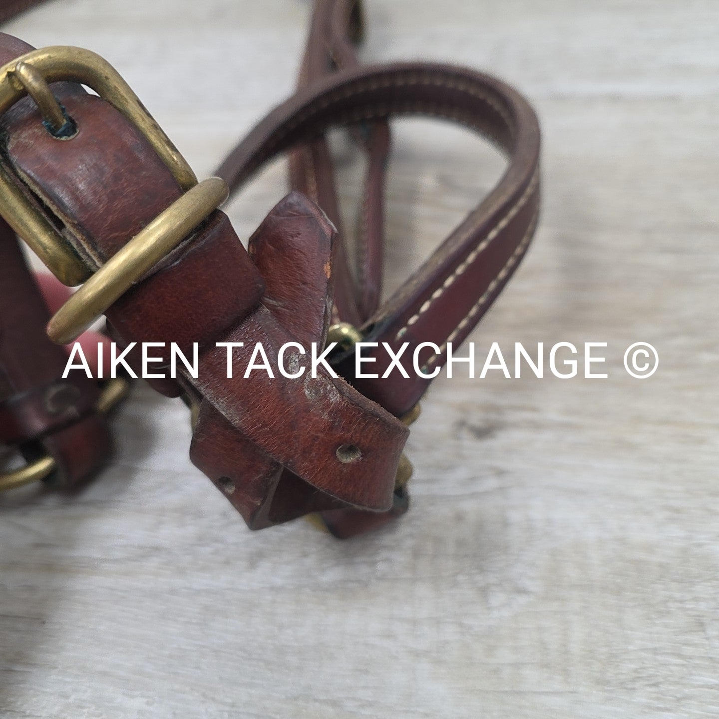 Walsh Leather Grooming Halter, Brown, Size Full