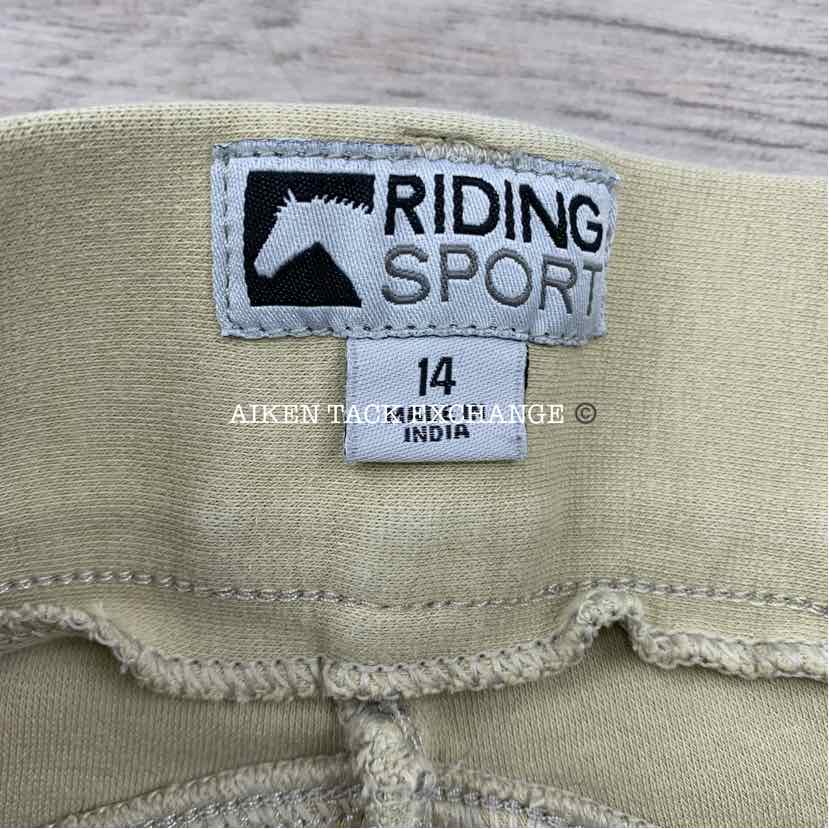 Dover Saddlery Riding Sport Knee Patch Breeches, Size 14