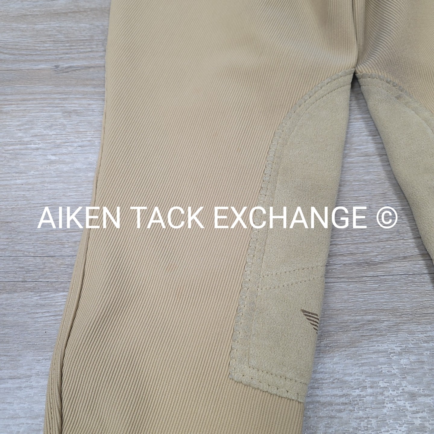 TuffRider Ribbed Knee Patch Breeches, Size 28