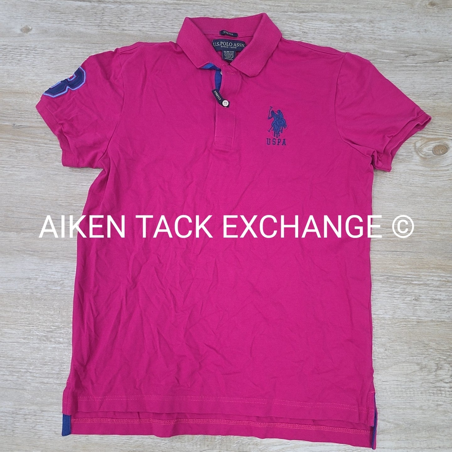U.S. Polo Assn. Short Sleeve Polo Top, Size Medium