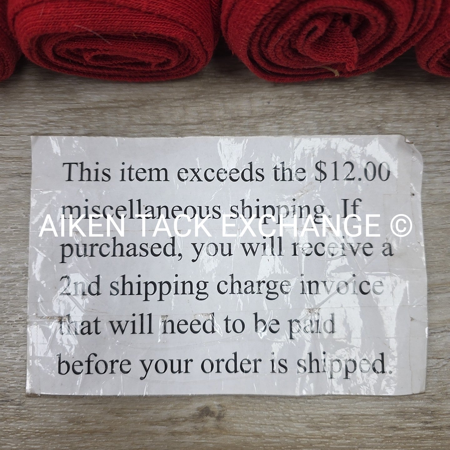 BARGAIN BUNDLE: 4 Polo Wraps, Green & 4 Knit Wraps, Red