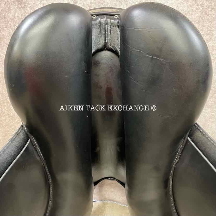 2002 Kieffer Lusitano Kur Dressage Saddle, 17" Seat, Medium Wide Tree, Wool Flocked Panels