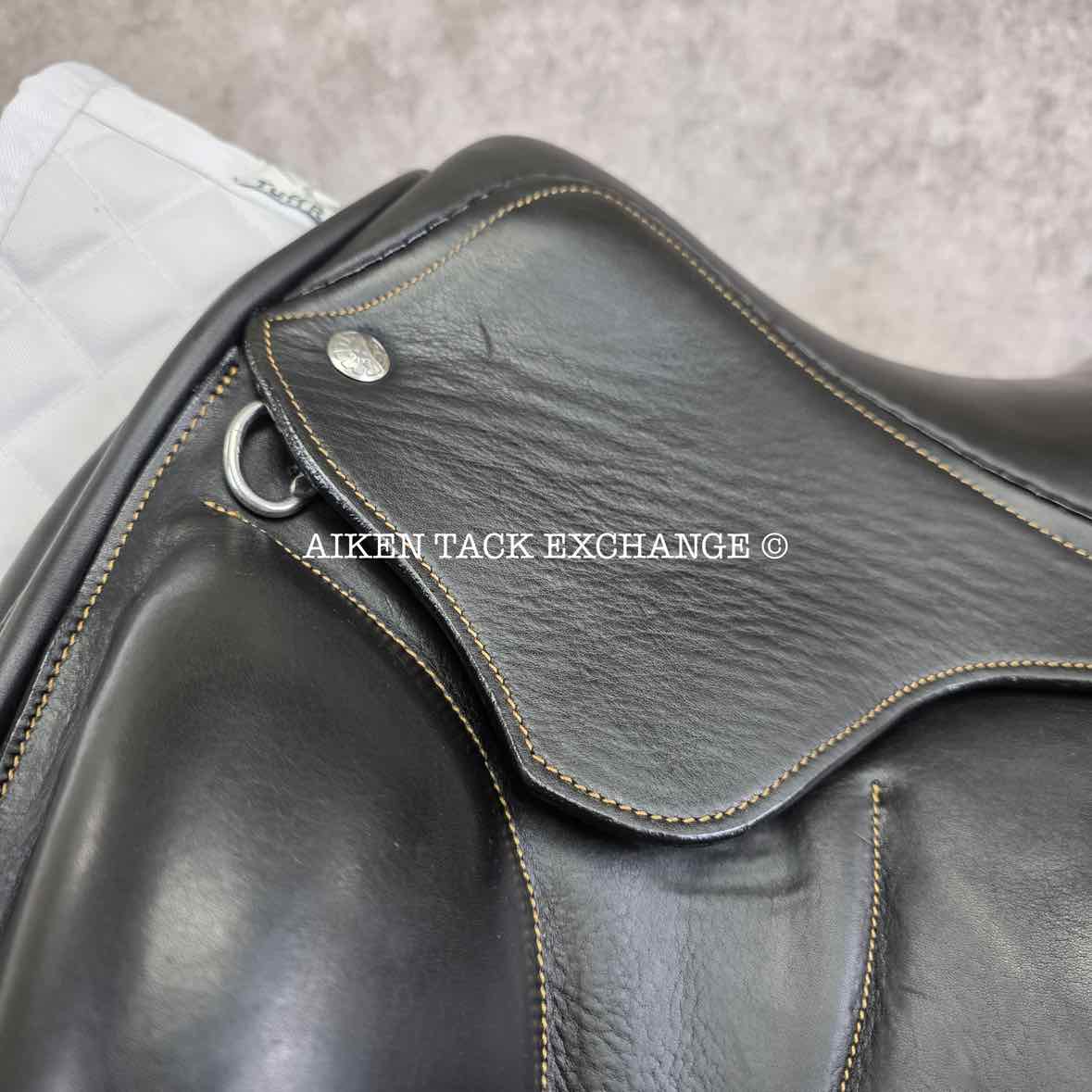 2015 GMD Germida Ratomka Piaffe Monoflap Dressage Saddle, 16.5" Seat, Wide Tree, Foam Panels