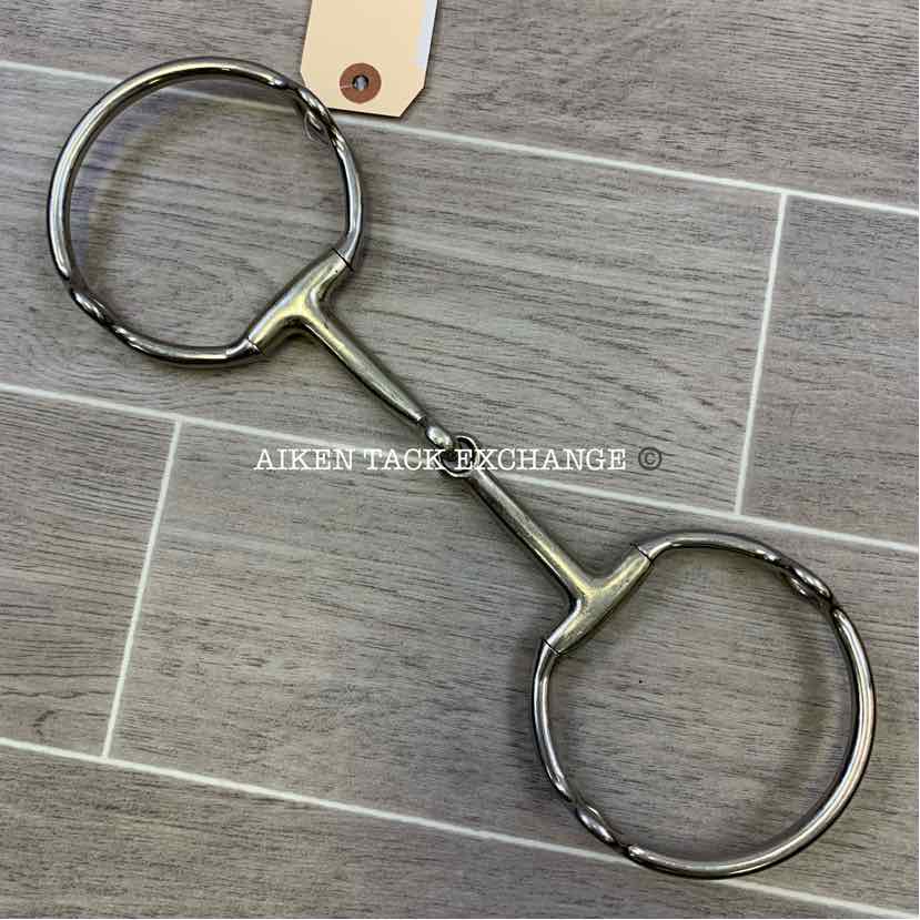 Single Joint Large Ring Eggbutt Polo Gag 5.5"