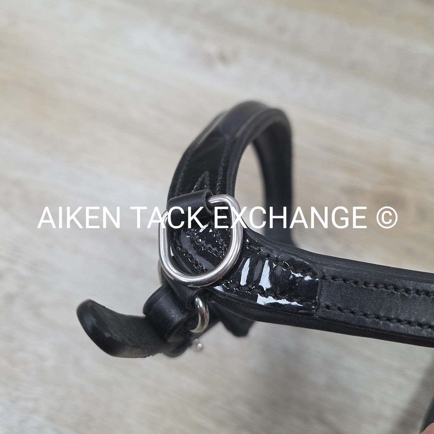 Lumiere Skyla Bitless Bridle with Kavalkade Bling Browband, No Reins, Black, Siz