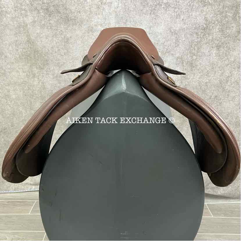 Lancers Close Contact Jump Saddle, 17" Seat, Medium/Medium Wide Tree, Foam Panels