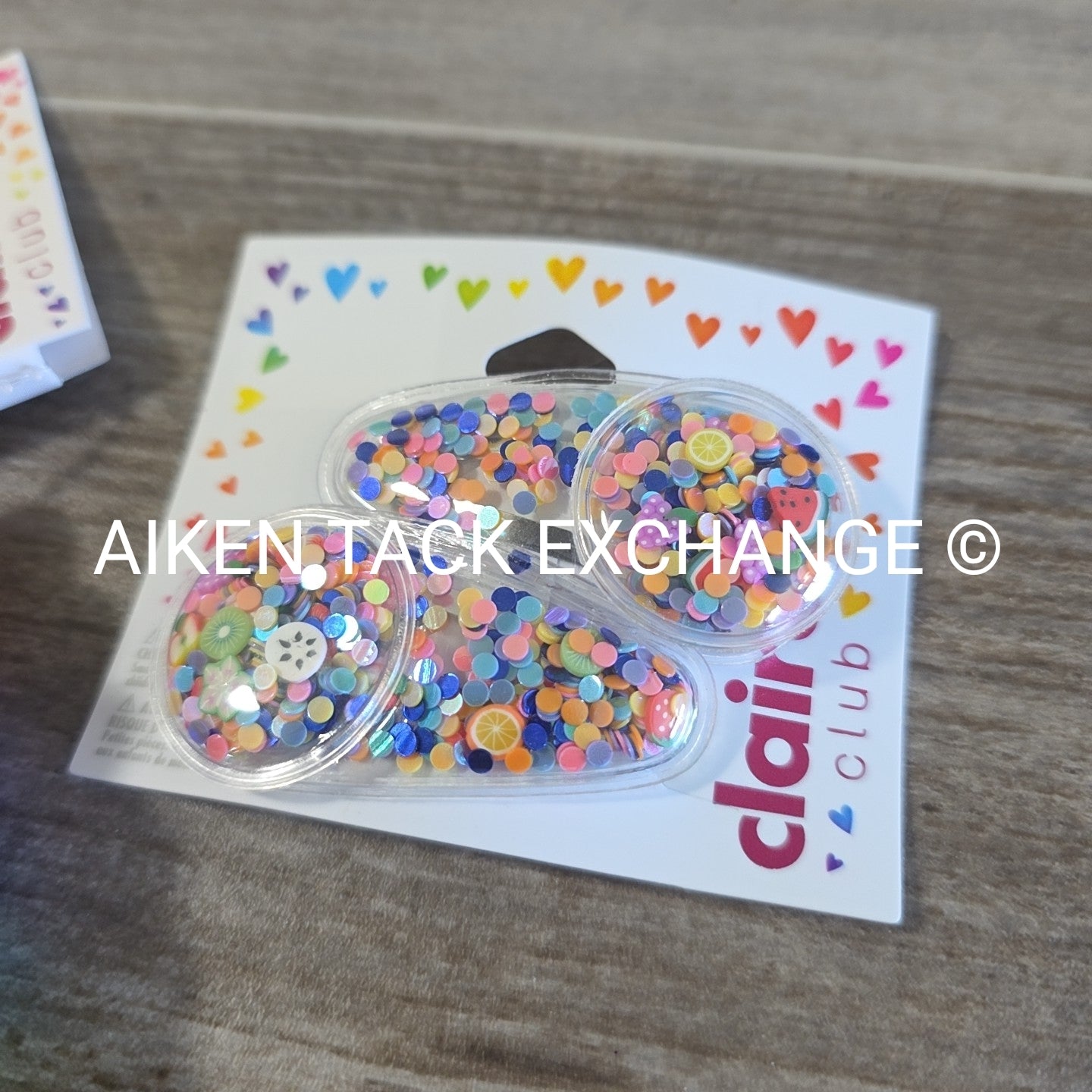 Claire's Club Bundle - 2 Hair Clips, 1 Necklace