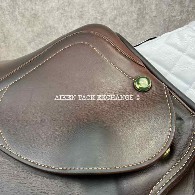 **SOLD** 2007 Prestige Nona Garson Elite Close Contact Jump Saddle, 17" Seat, 33 Tree - Medium (Adjustable), Foam Panels