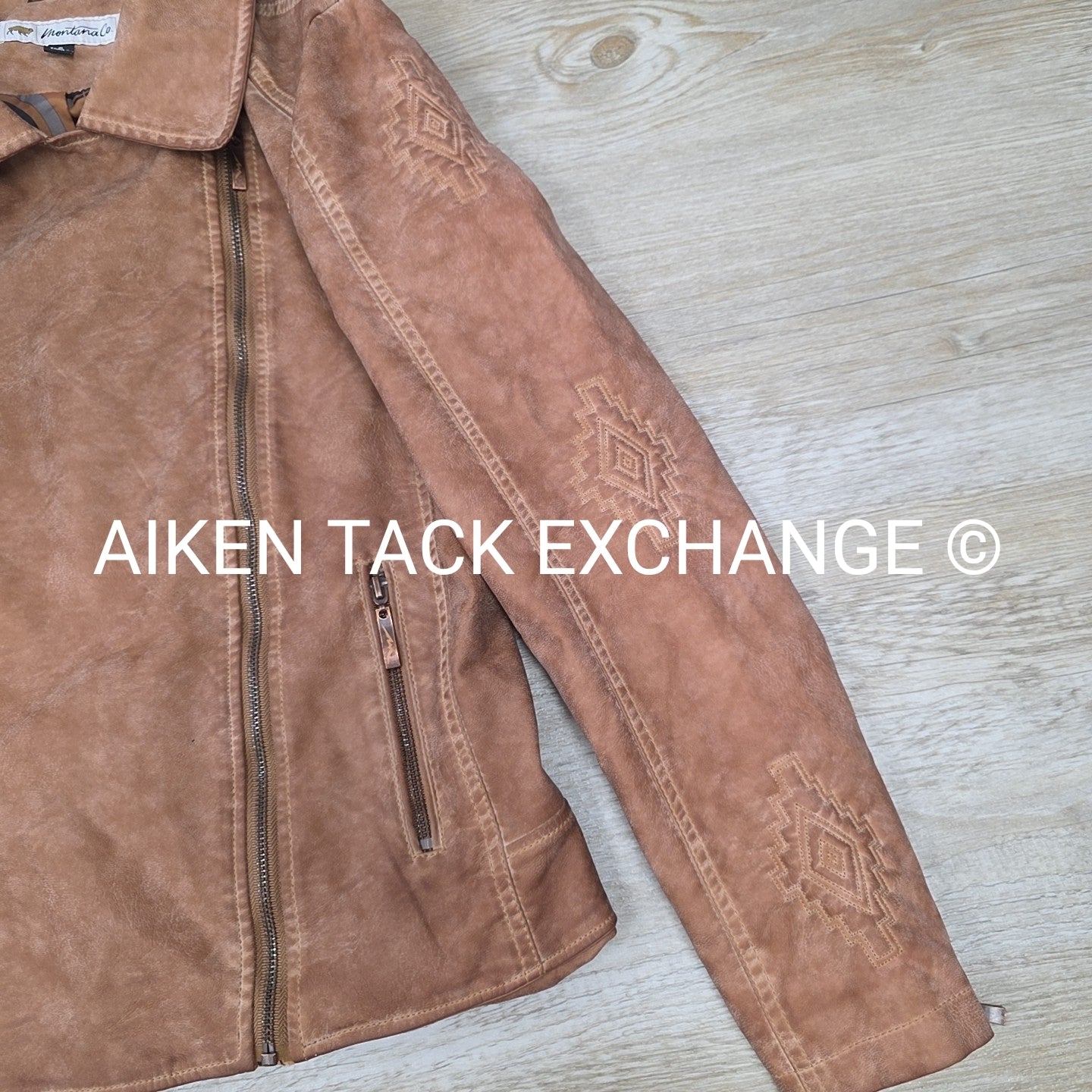 Montana Co. Faux Leather Jacket, Size Small