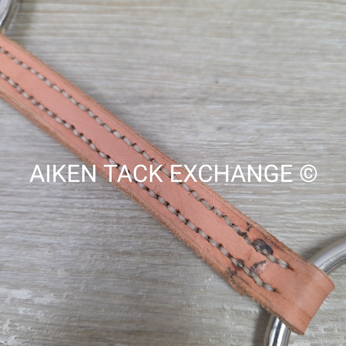 Straight Leather Loose Ring Bit 5"