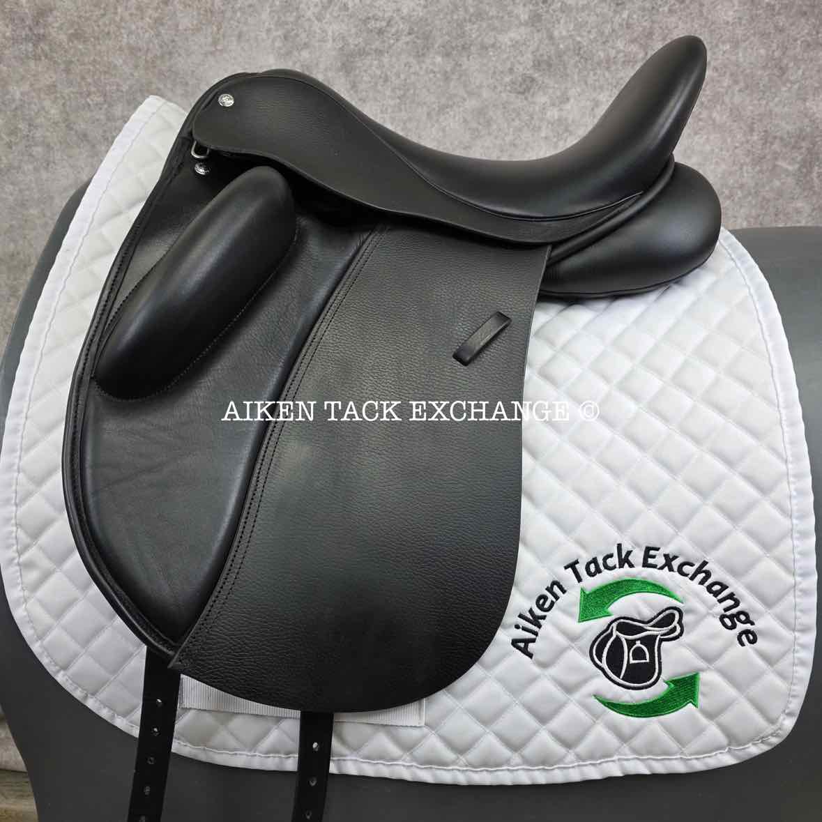 2021 Custom Saddlery Signature Wolfgang Solo Dressage Saddle, 17" Seat, Adjustable Tree, Wool Flocked Panels