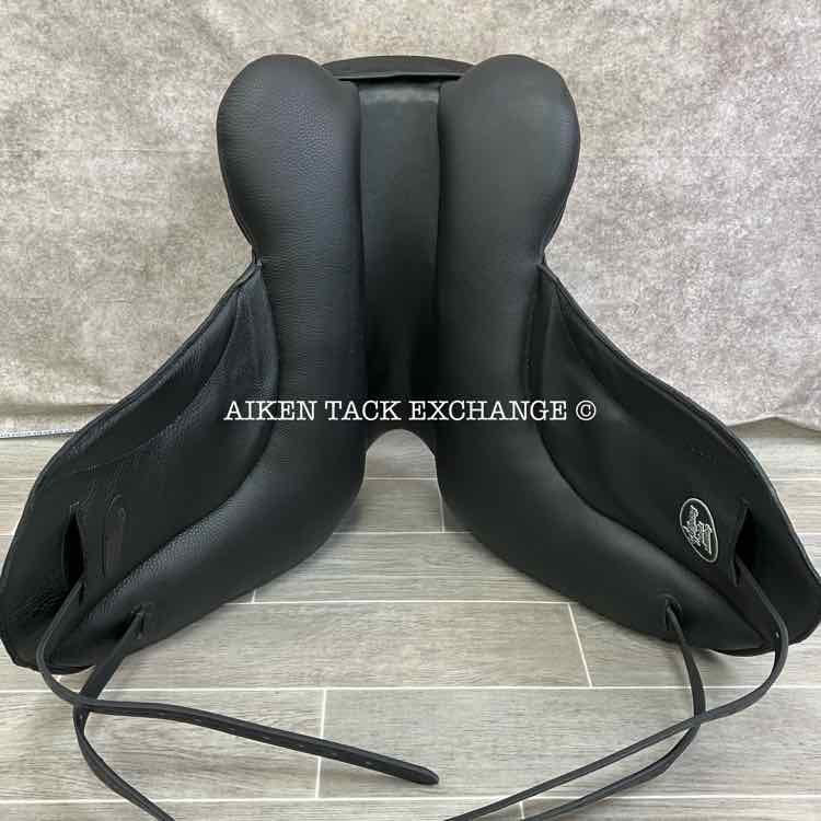2024 Custom Saddlery Wolfgang Matrix MKII Monoflap Dressage Saddle, 17.5" Seat, Adjustable Tree, Wool Flocked Pony Panels