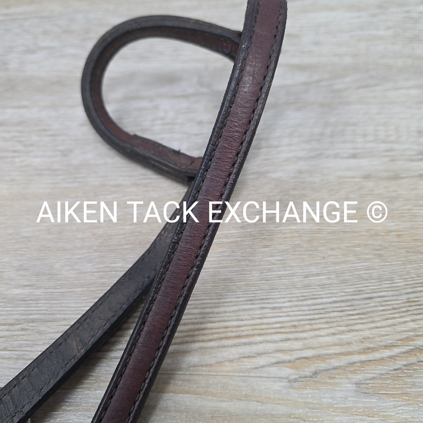 Tory Leather One Ear Headstall, No Reins, Brown, Size Full