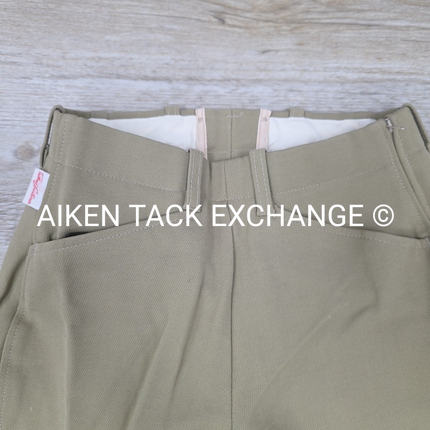 BARGAIN BUNDLE: 2 Tailored Sportsman Side Zip Knee Patch Breeches, Size 24 + 26