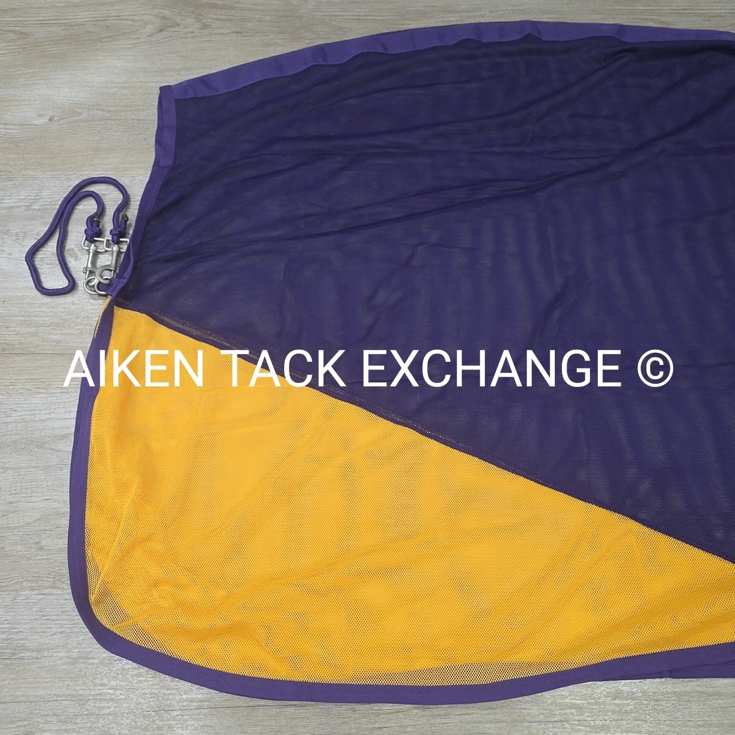 Fenwick Equestrian BodyGuard Mesh Cooler, Purple/Yellow, 76"