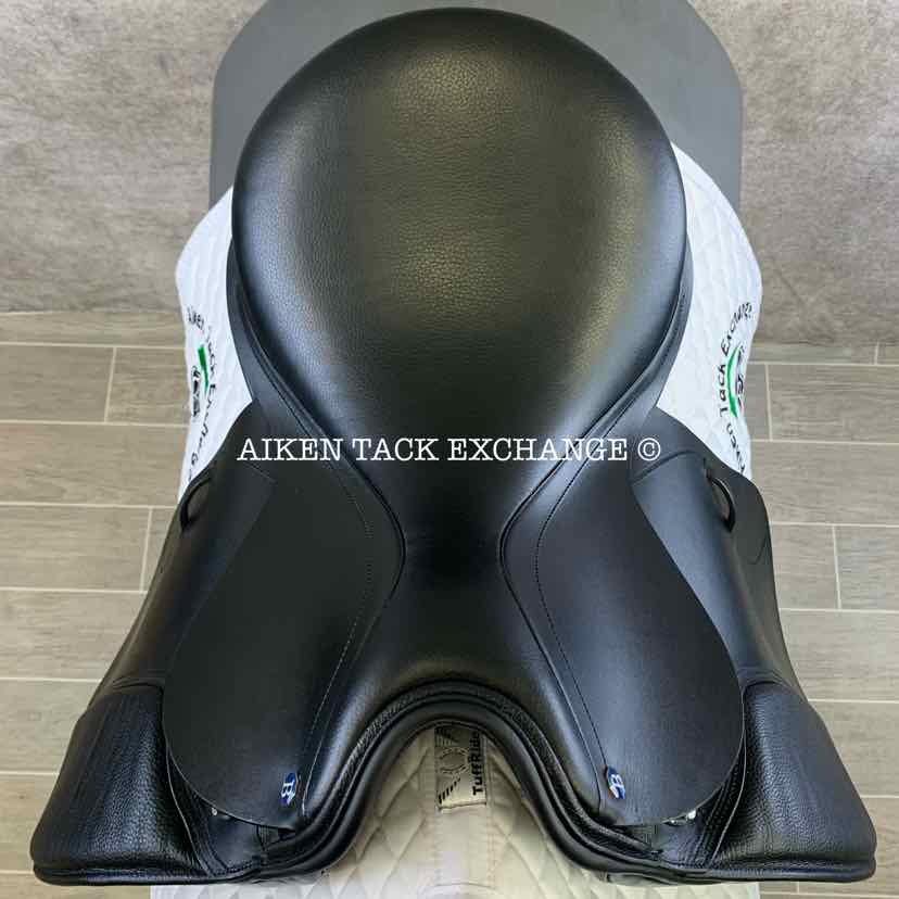 Barnsby Dressage Saddle, 17" Seat, Medium Tree, Wool Flocked Panels
