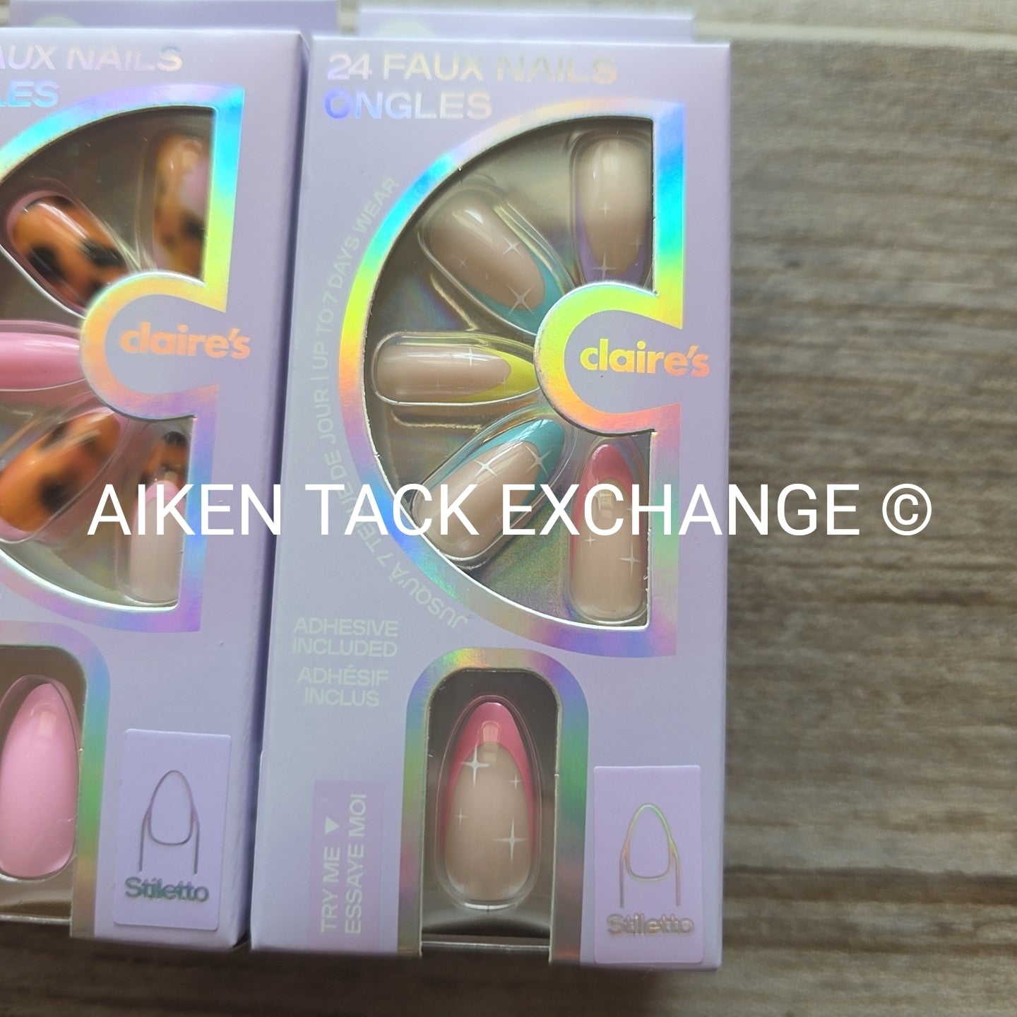 Claire's Press-On Nails (2 Sets) - 24 Count Each (48 Total)