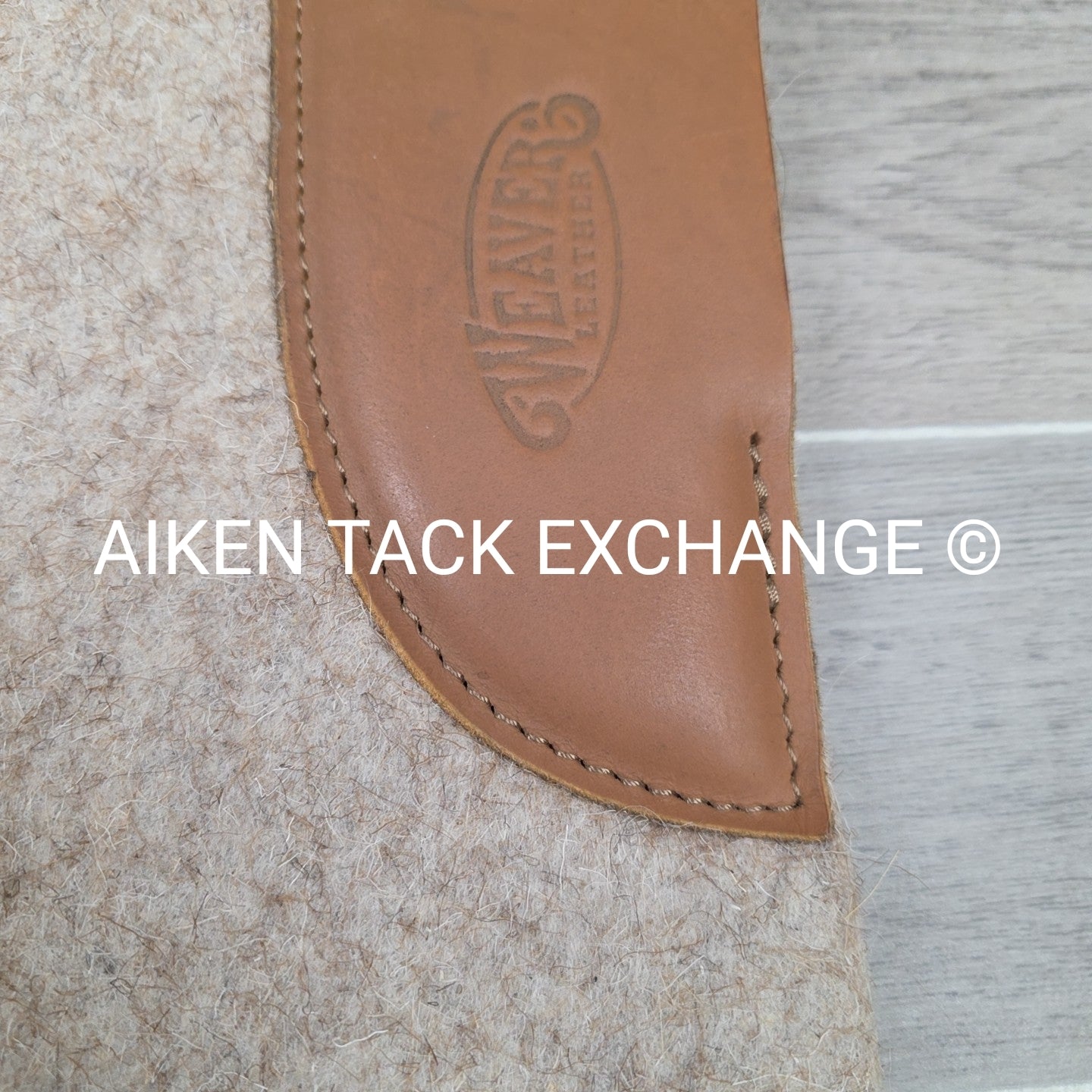 Weaver Leather Contour Wool Belt Felt Western Saddle Pad