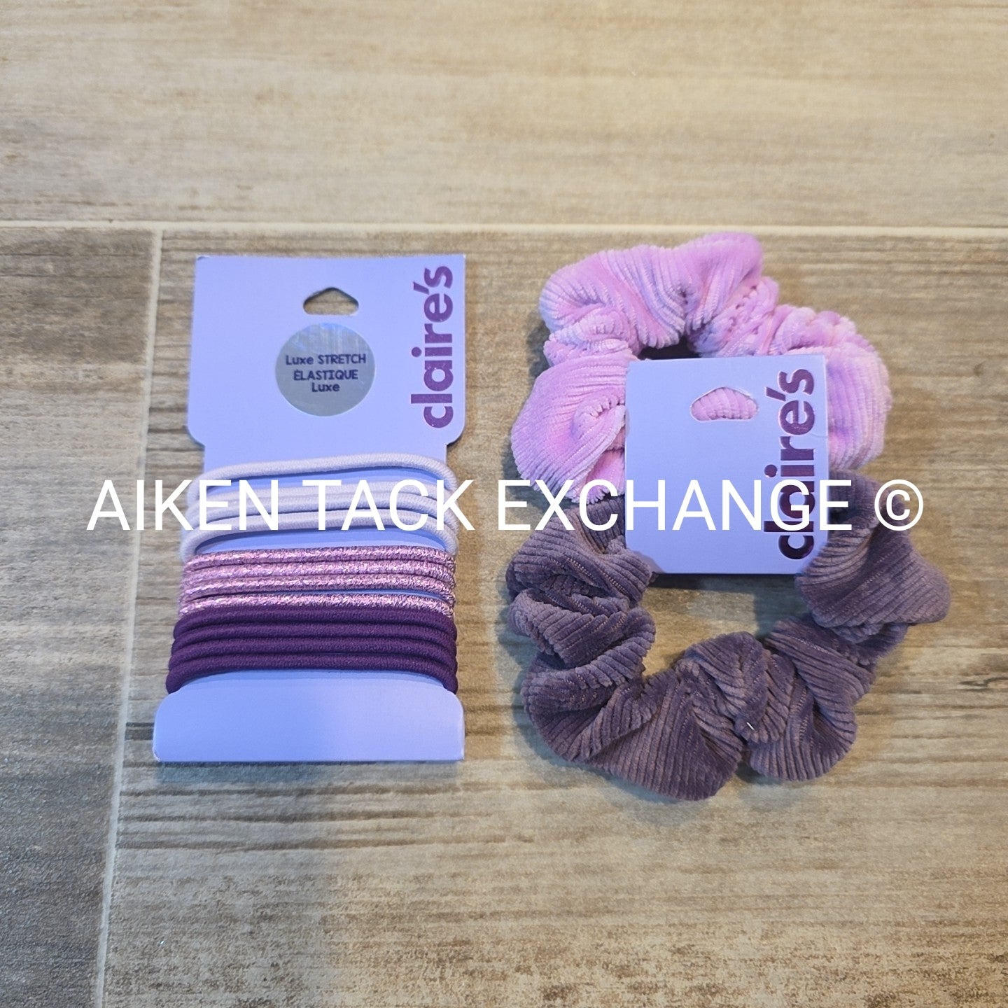 Claire's Hair Bundle - 1 Hair Tie Set, 2 Scrunchies