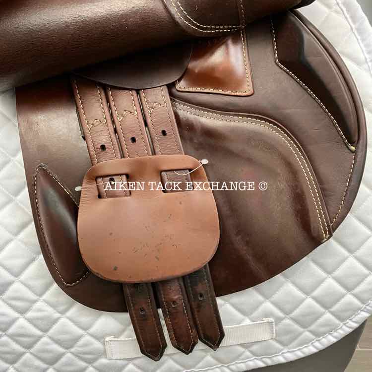 **SOLD** 2007 Prestige Nona Garson Elite Close Contact Jump Saddle, 17" Seat, 33 Tree - Medium (Adjustable), Foam Panels